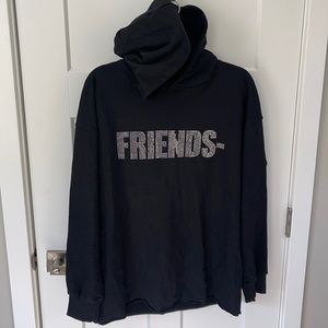 VLONE Friends Swarovski Hoddie. Like new.